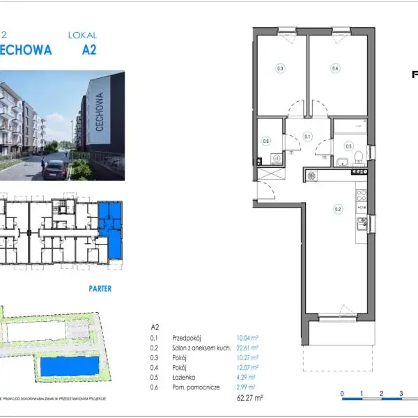 Mieszkanie A2 - Reda ul. Cechowa - ETAP 1
