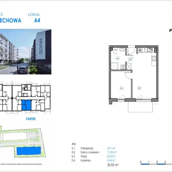 Mieszkanie A4 - Reda ul. Cechowa - ETAP 1