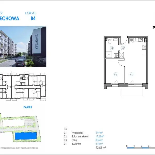 Mieszkanie B4 - Reda ul. Cechowa - ETAP 1