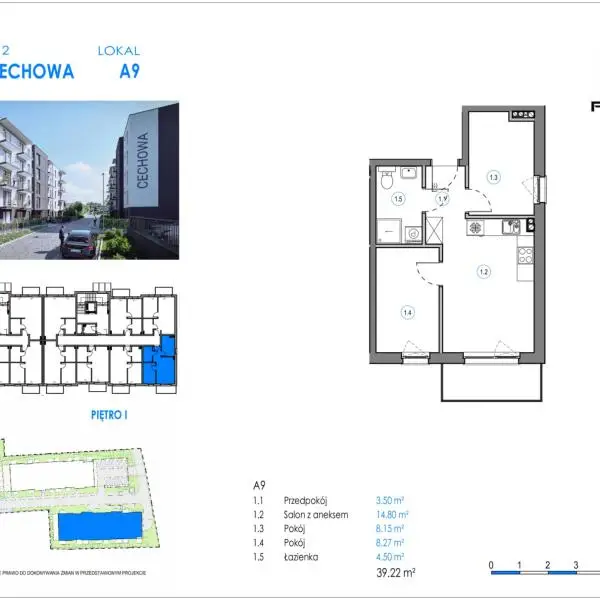 Mieszkanie A9 - Reda ul. Cechowa - ETAP 1