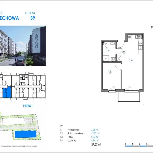 Mieszkanie B9 - Reda ul. Cechowa - ETAP 1