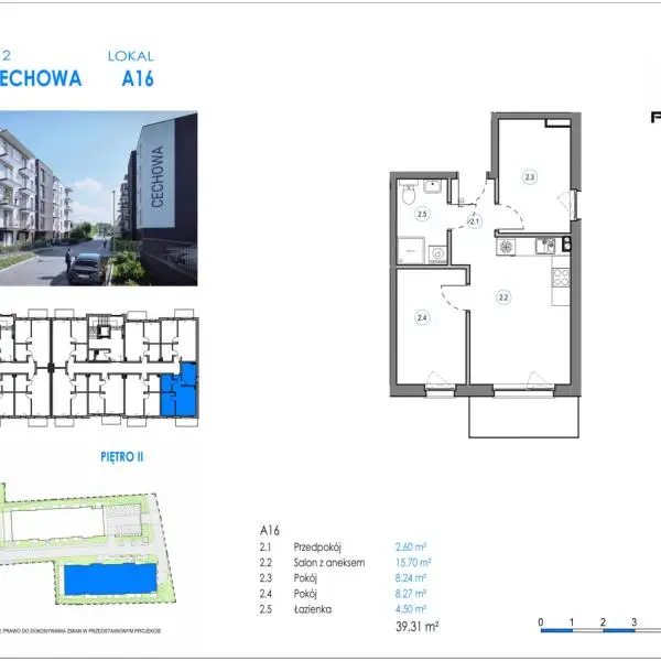 Mieszkanie A16 - Reda ul. Cechowa - ETAP 1