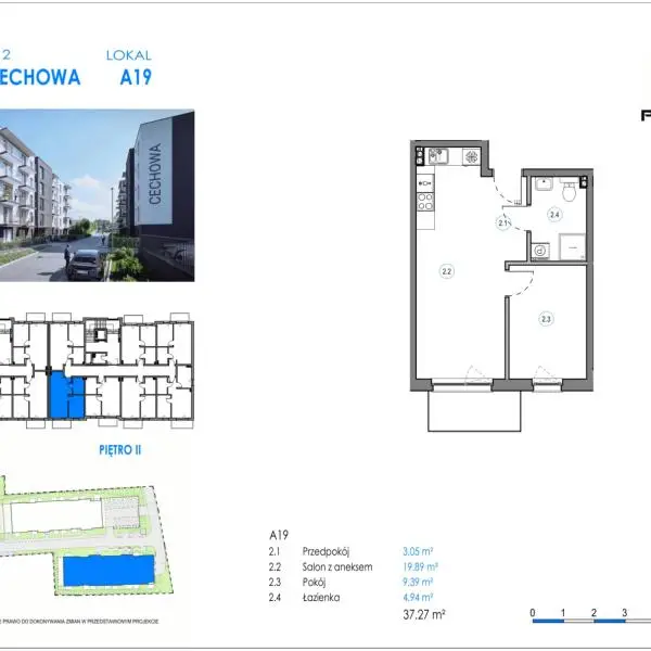 Mieszkanie A19 - Reda ul. Cechowa - ETAP 1