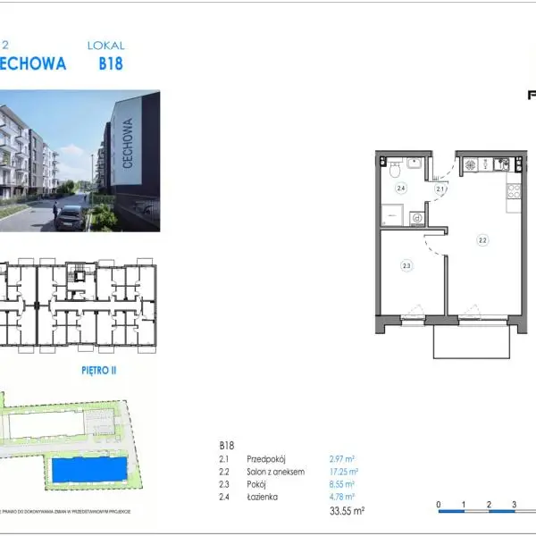 Mieszkanie B18 - Reda ul. Cechowa - ETAP 1