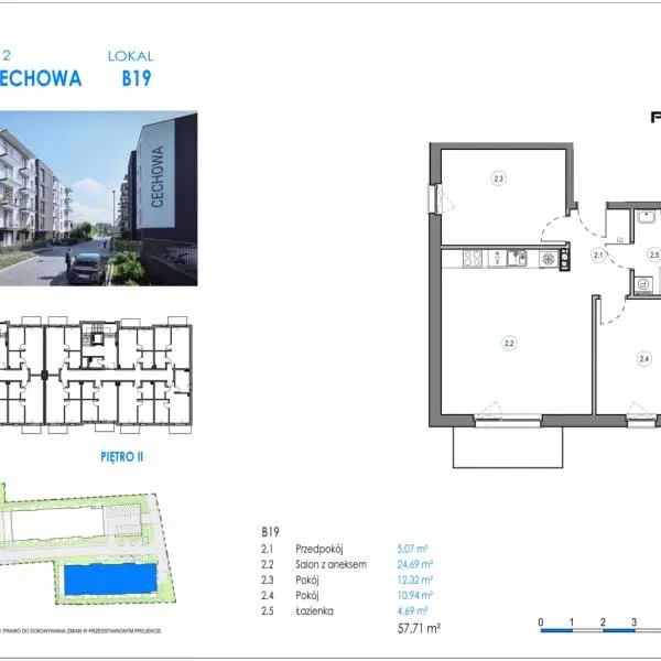 Mieszkanie B19 - Reda ul. Cechowa - ETAP 1