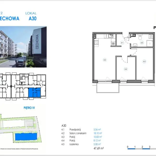Mieszkanie A30 - Reda ul. Cechowa - ETAP 1