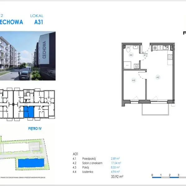 Mieszkanie A31 - Reda ul. Cechowa - ETAP 1