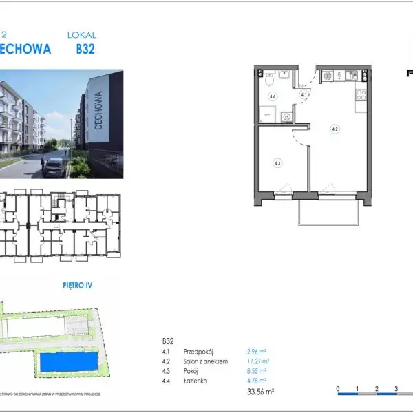 Mieszkanie B32 - Reda ul. Cechowa - ETAP 1