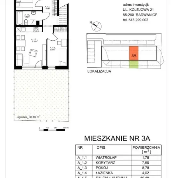 Lokal 3A - Zielone zacisze