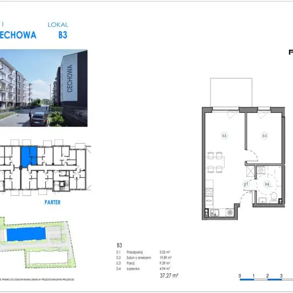 Mieszkanie B3 - Reda ul. Cechowa - ETAP 2