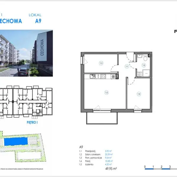 Mieszkanie A9 - Reda ul. Cechowa - ETAP 2