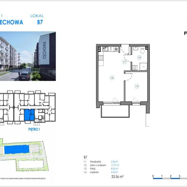 Mieszkanie B7 - Reda ul. Cechowa - ETAP 2