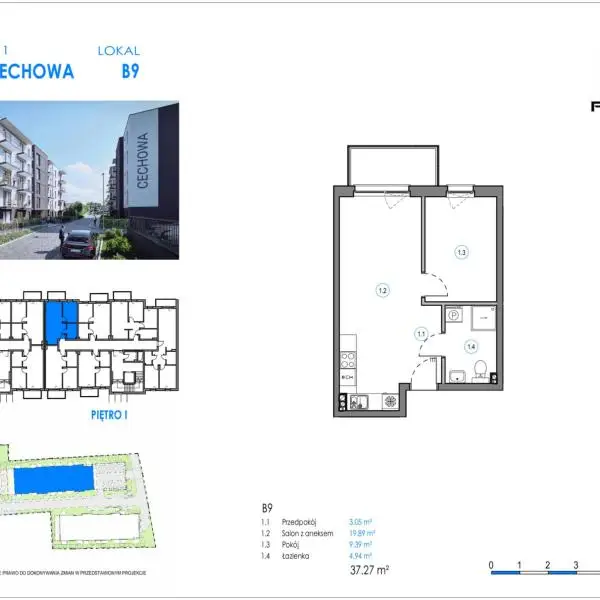 Mieszkanie B9 - Reda ul. Cechowa - ETAP 2