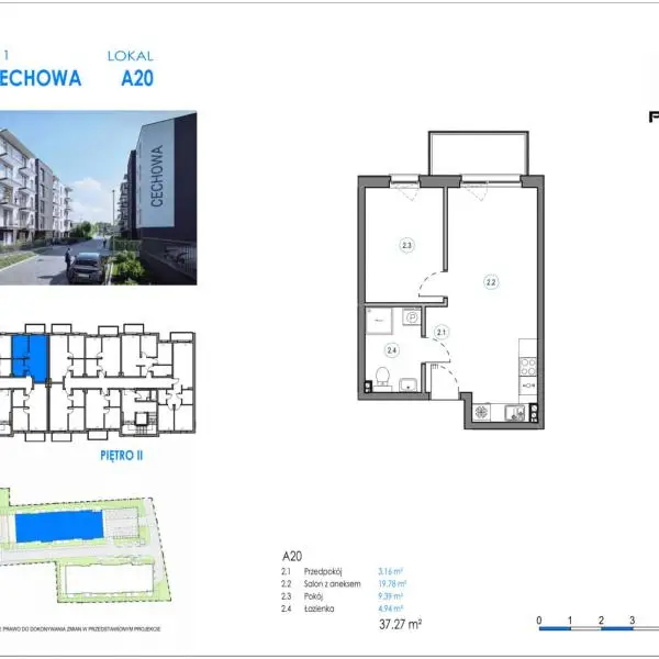 Mieszkanie A20 - Reda ul. Cechowa - ETAP 2