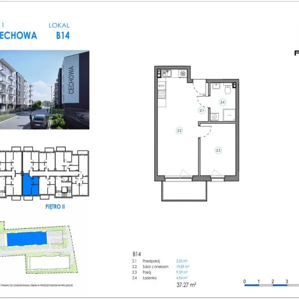 Mieszkanie B14 - Reda ul. Cechowa - ETAP 2