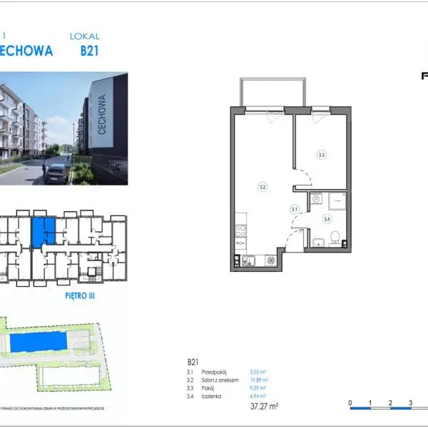 Mieszkanie B21 - Reda ul. Cechowa - ETAP 2