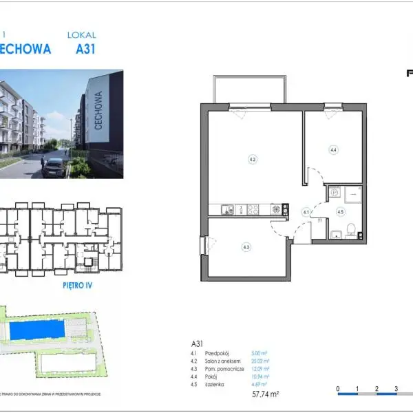 Mieszkanie A31 - Reda ul. Cechowa - ETAP 2