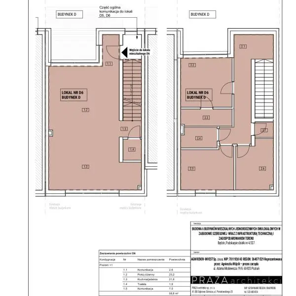 Lokal 6D Apartament dwupoziomowy - Będzin Podskarpie
