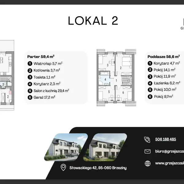 Lokal 2 - Słowackiego 42, 95-060 Brzeziny