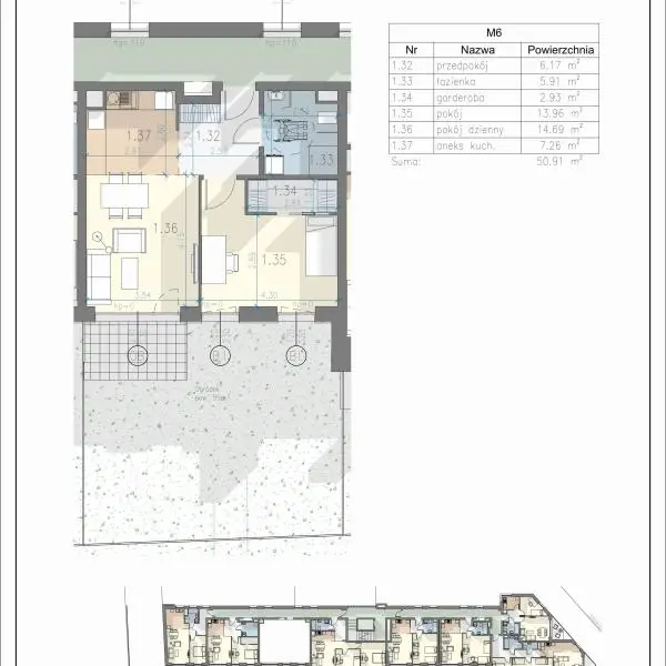 Mieszkanie L-6 - Residence Przewóz 41