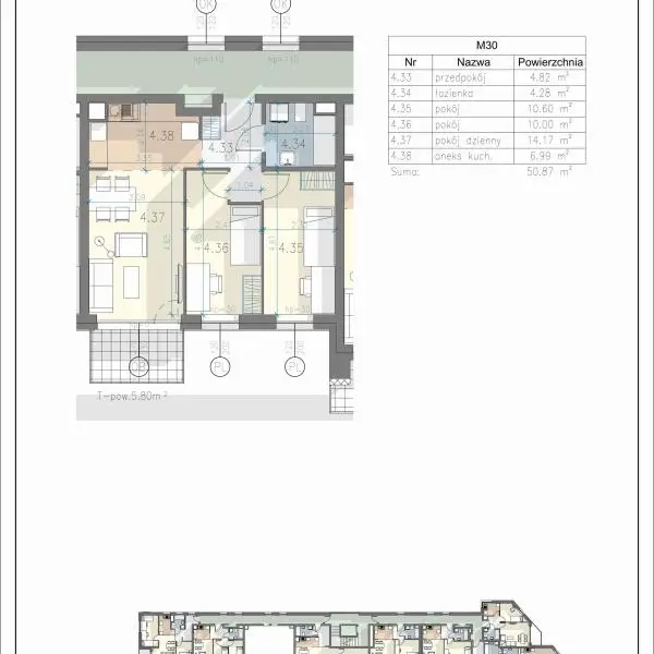 Mieszkanie L-30 - Residence Przewóz 41
