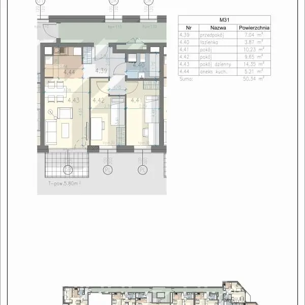 Mieszkanie L-31 - Residence Przewóz 41