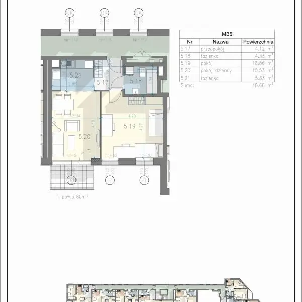 Mieszkanie L-35 - Residence Przewóz 41
