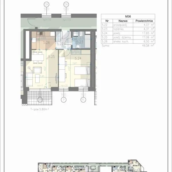 Mieszkanie L-36 - Residence Przewóz 41